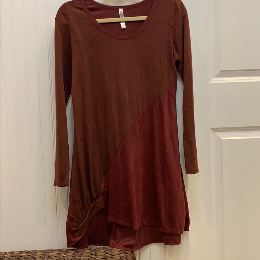 Burgundy dress/tunic